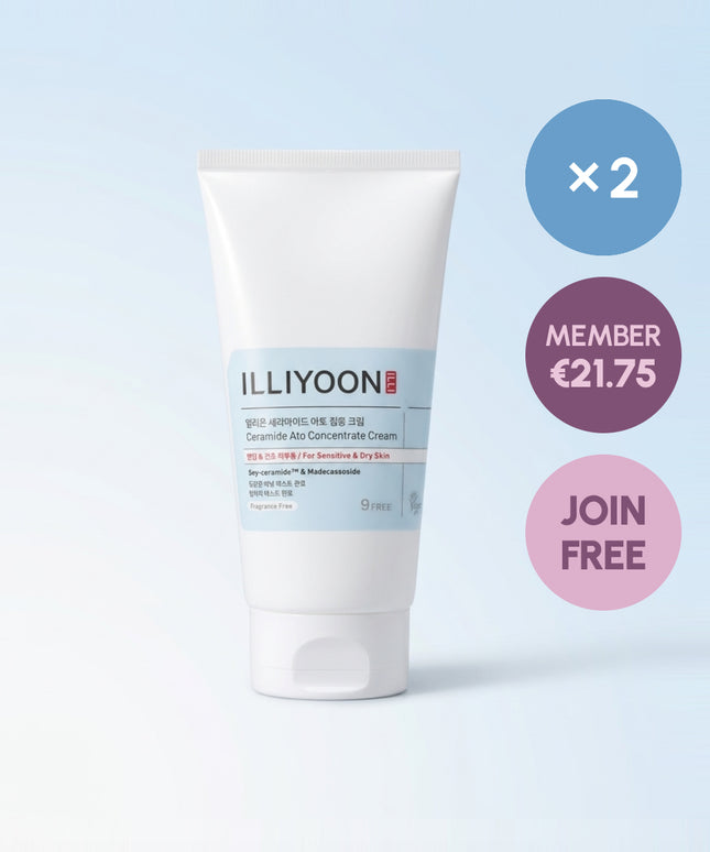 piyonna ILLIYOON Ceramide Ato Concentrate Cream 150ml x 2 Face Care Cream