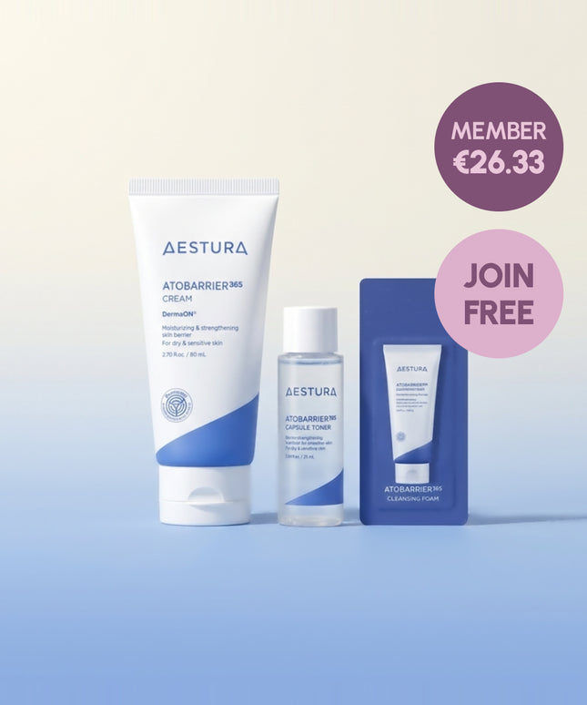 piyonna AESTURA Atobarrier 365 Cream 80ml + Toner 25ml + Cleansing Foam 3g x 3ea Soins visage Crème