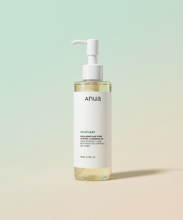 piyonna Anua Heartleaf Pore Control Cleansing Oil 200ml Face Care Cleanser Cleansing Oil