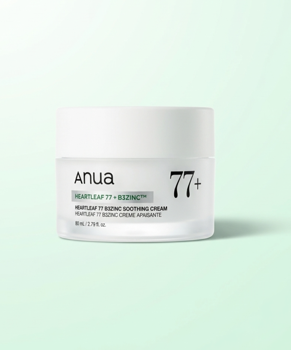 piyonna Anua Heartleaf 77 B3ZINC Soothing Cream 80ml Soins visage Crème