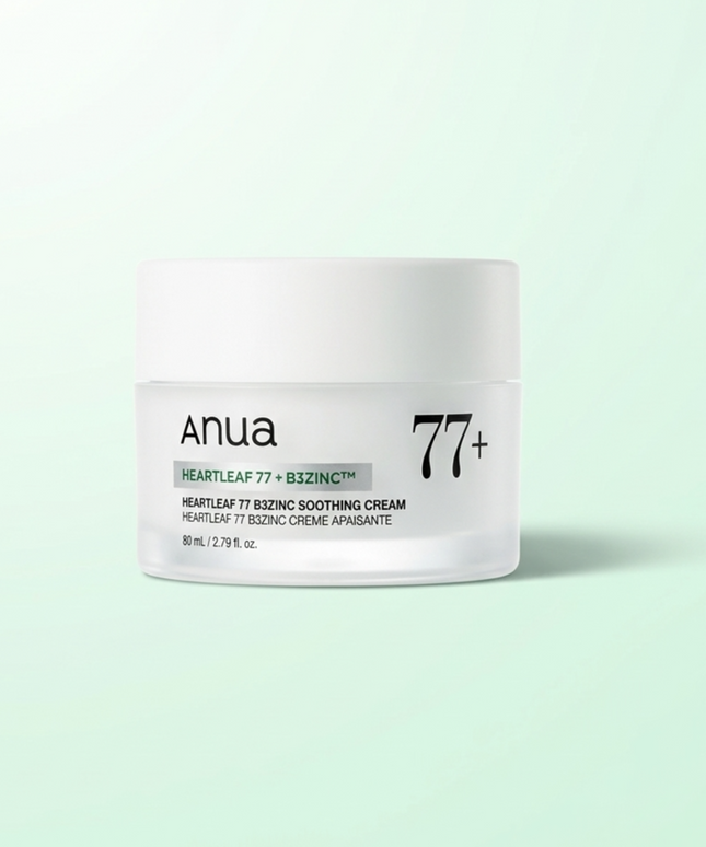 piyonna Anua Heartleaf 77 B3ZINC Soothing Cream 80ml Face Care Cream