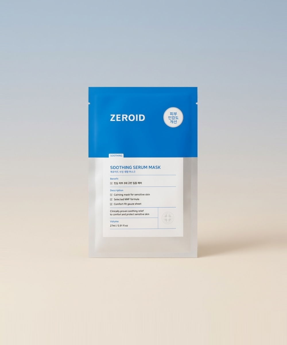 piyonna Zeroid Soothing Serum Mask 1ea Masque Masque visage