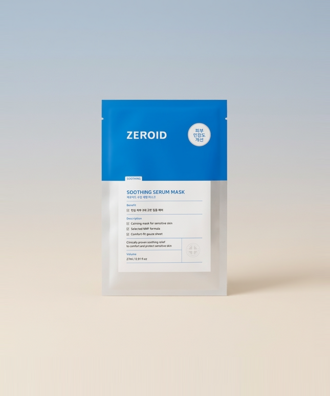 piyonna Zeroid Soothing Serum Mask 1ea Masque Masque visage