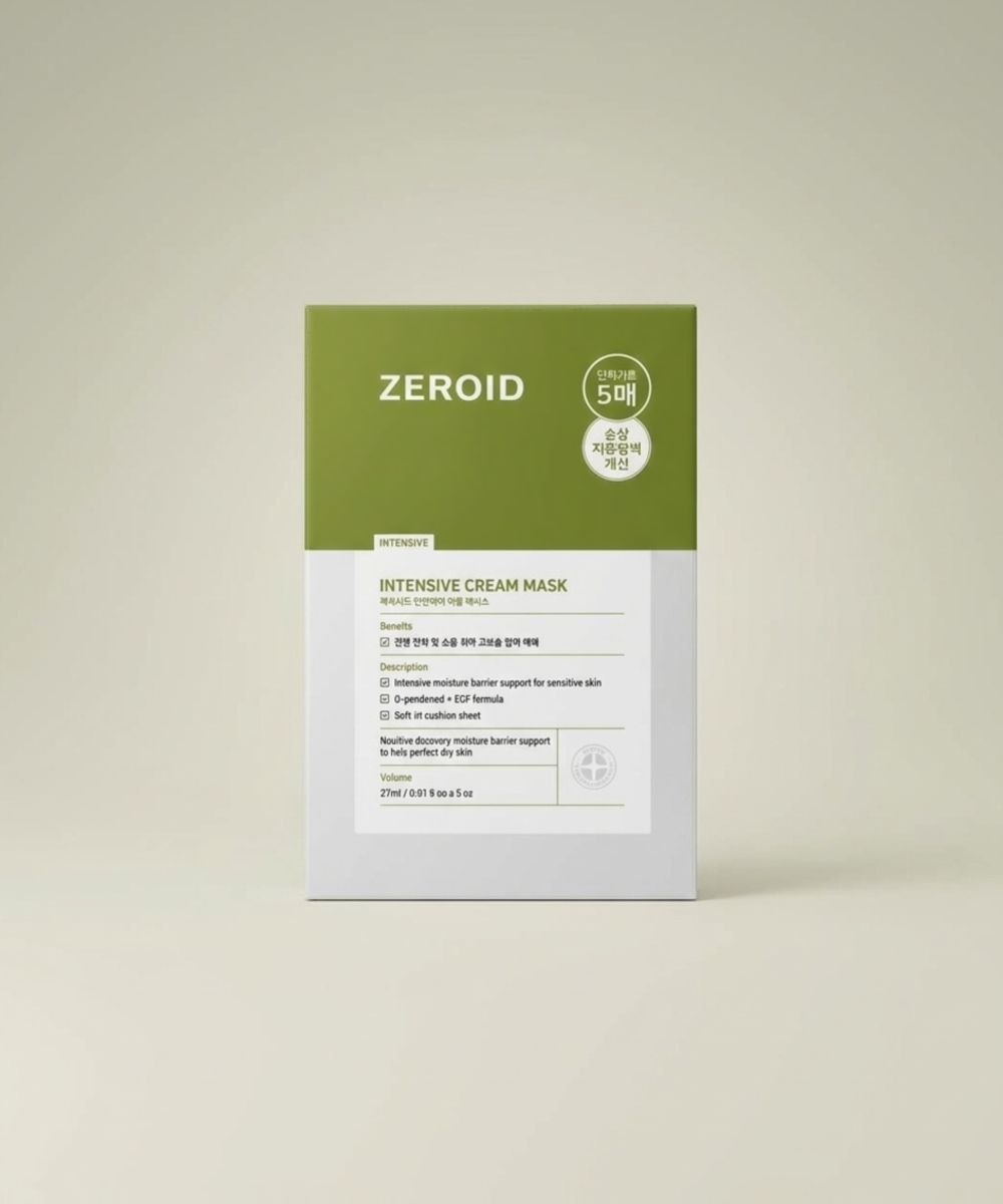 piyonna Zeroid Intensive Cream Mask 5ea Masque Masque visage