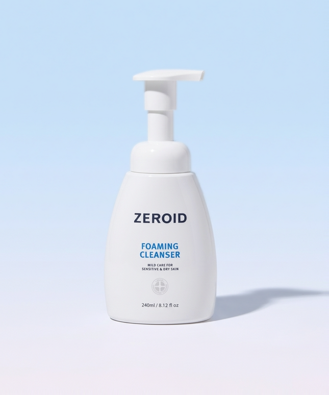 piyonna Zeroid Foaming Cleanser 240ml Soins visage Démaquillage Mousse nettoyante