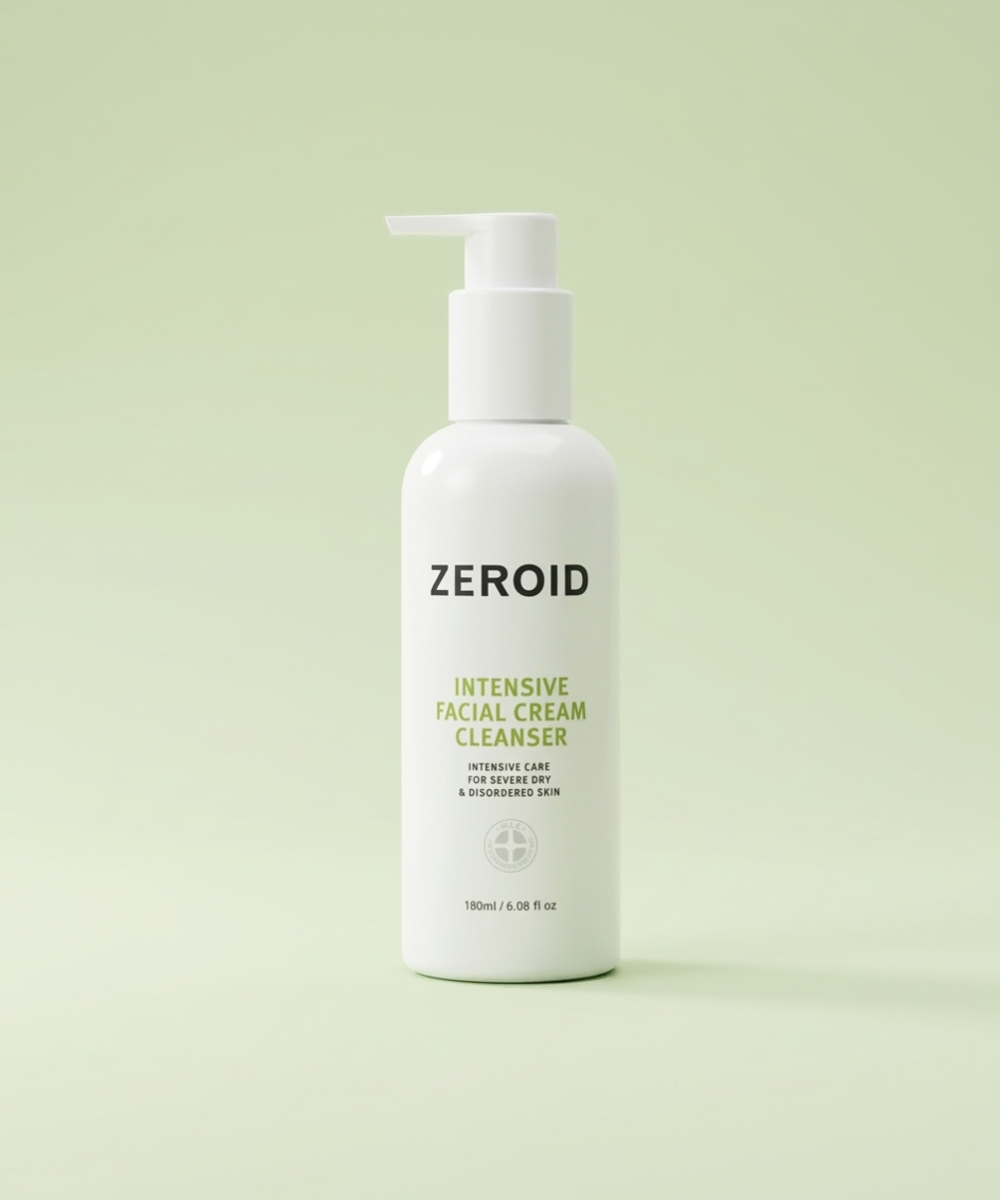 piyonna Zeroid Intensive Facial Cream Cleanser 180ml Soins visage Démaquillage Mousse nettoyante