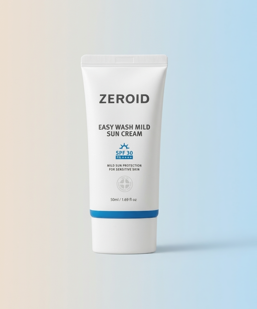 piyonna Zeroid Easy Wash Mild Sun Cream 50ml Solaire Crème solaire