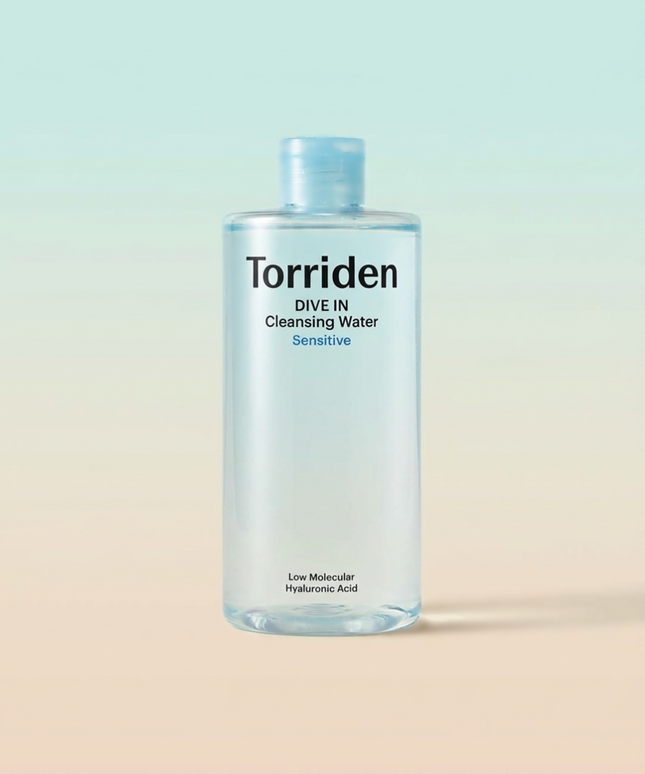 piyonna Torriden DIVE-IN Low Molecular Hyaluronic Acid Cleansing Water 400ml Soins visage Démaquillage Huile dém.