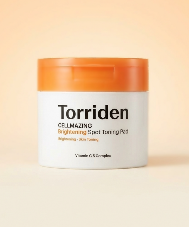 piyonna Torriden CELLMAZING Vita C Brightening Toning Pad 70ea Soins visage Toner Pads tonifiants