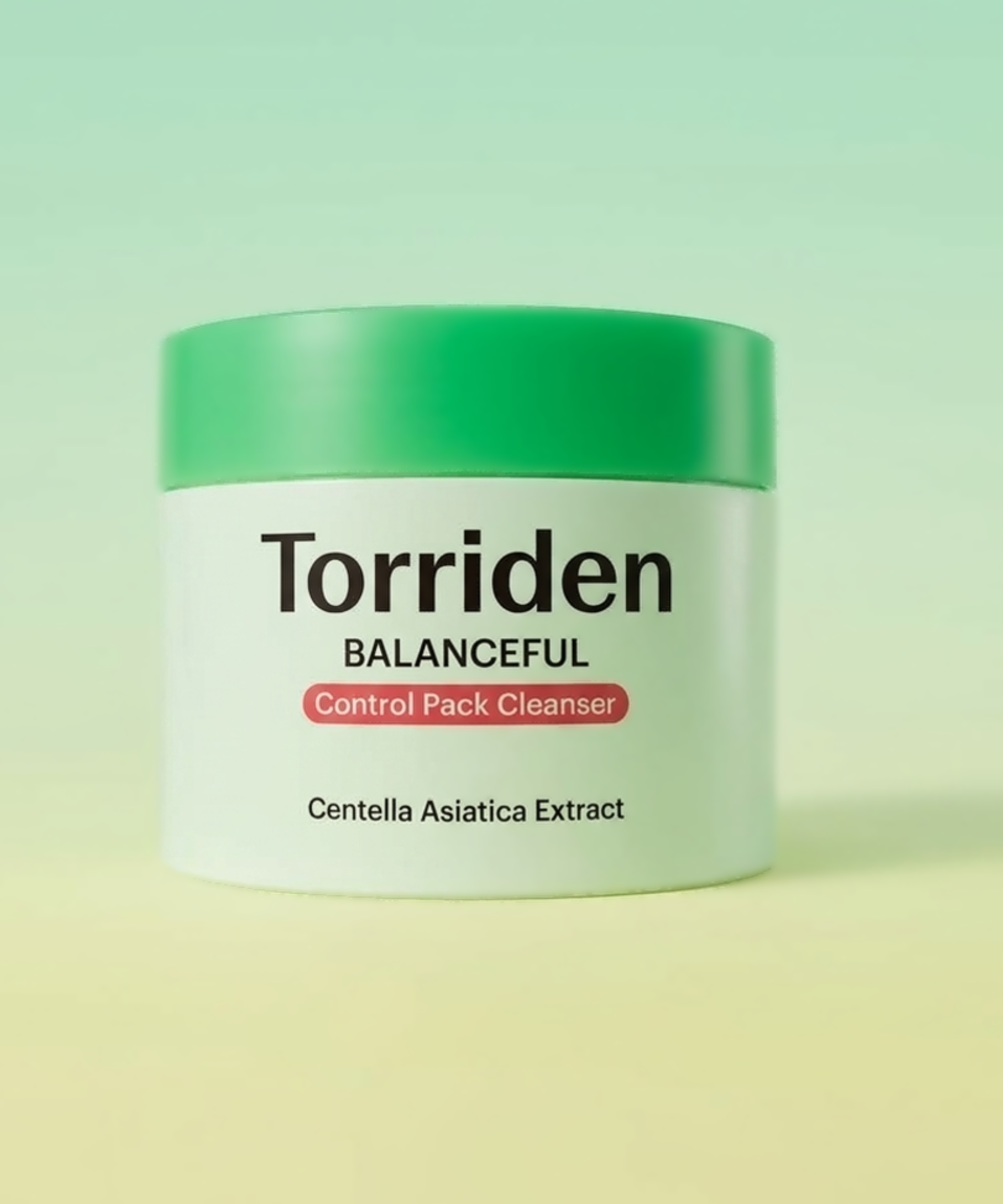 piyonna Torriden BALANCEFUL Cica Pore Control Pack Cleanser 120g Soins visage Démaquillage Mousse nettoyante