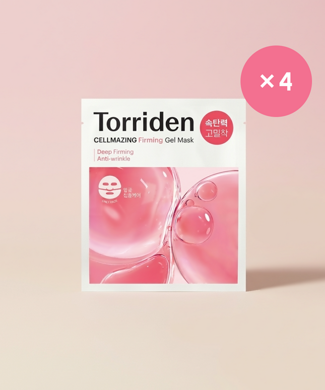 piyonna Torriden CELLMAZING Low Molecular Collagen Firming Gel Mask 4ea Masque Masque visage