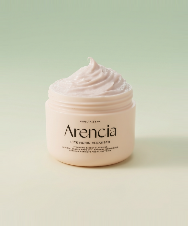 piyonna ARENCIA Rice Mucin Cleanser 120g Soins visage Démaquillage Mousse nettoyante