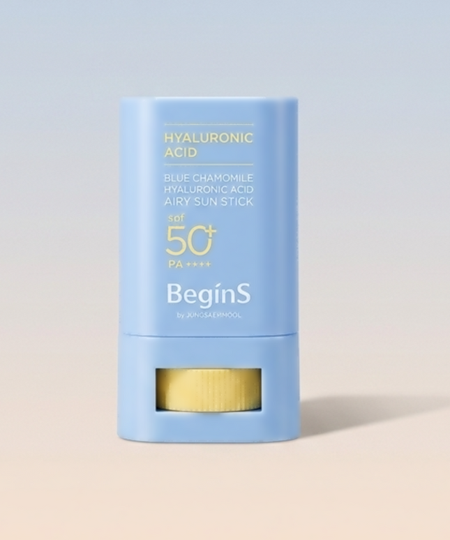piyonna BegisS BY JUNG SAEM MOOL Blue Chamomile Hyaluronic Acid Airy Sun Stick 15g Solaire Stick solaire