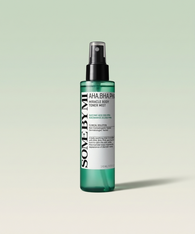 piyonna SOMEBYMI AHA BHA PHA Miracle Body Toner Mist 140ml Cheveux & Soins corps Soin du corps Lait corps