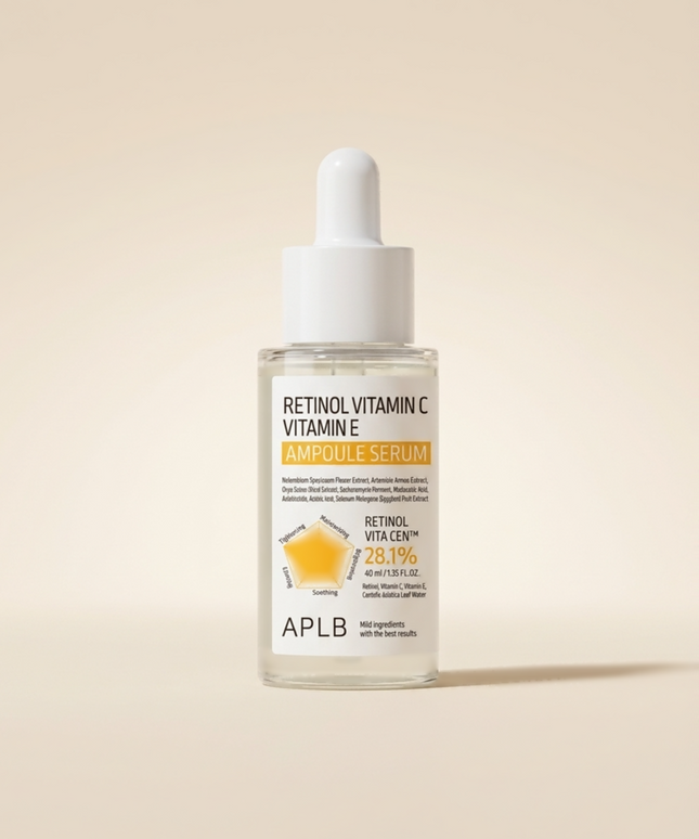 piyonna Retinol Vitamin C Vitamin E Ampoule Serum Soins visage Sérum