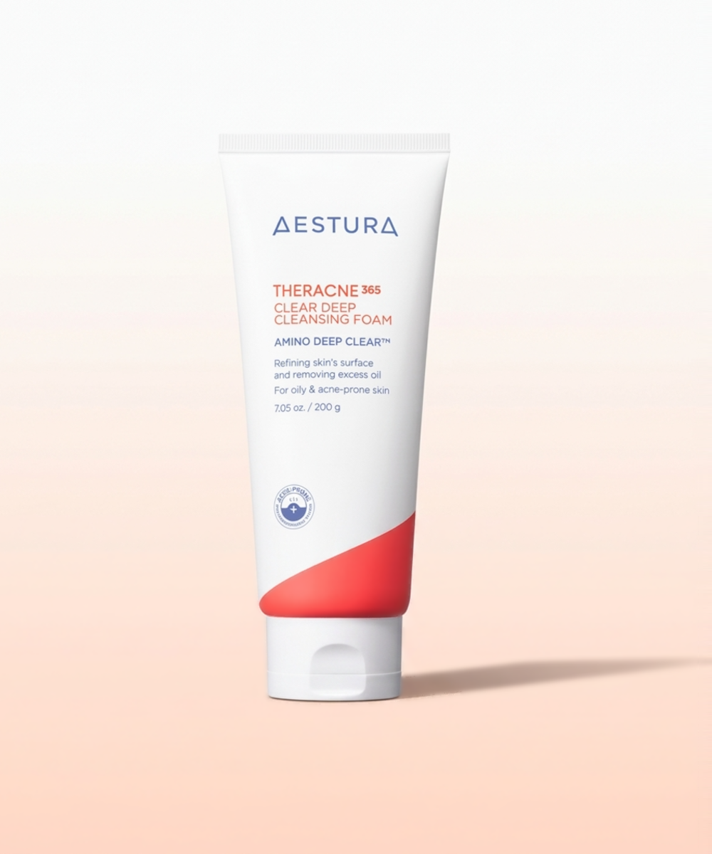 piyonna Aestura Theracne 365 Clear Deep Cleansing Foam 200g Face Care Cleanser Cleansing Foam