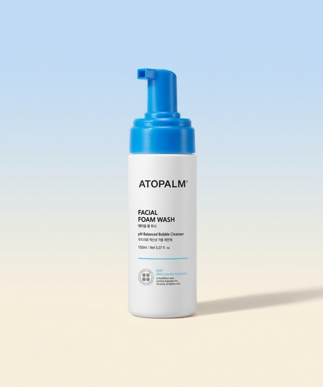 piyonna Atopalm Facial Foam Wash 150ml Cheveux & Soins corps Soin du corps Gel douche