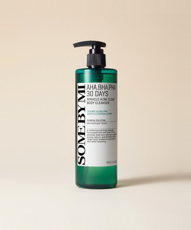piyonna SOMEBYMI AHA BHA PHA Acne Clear Body Cleanser 400g Cheveux & Soins corps Soin du corps Gel douche