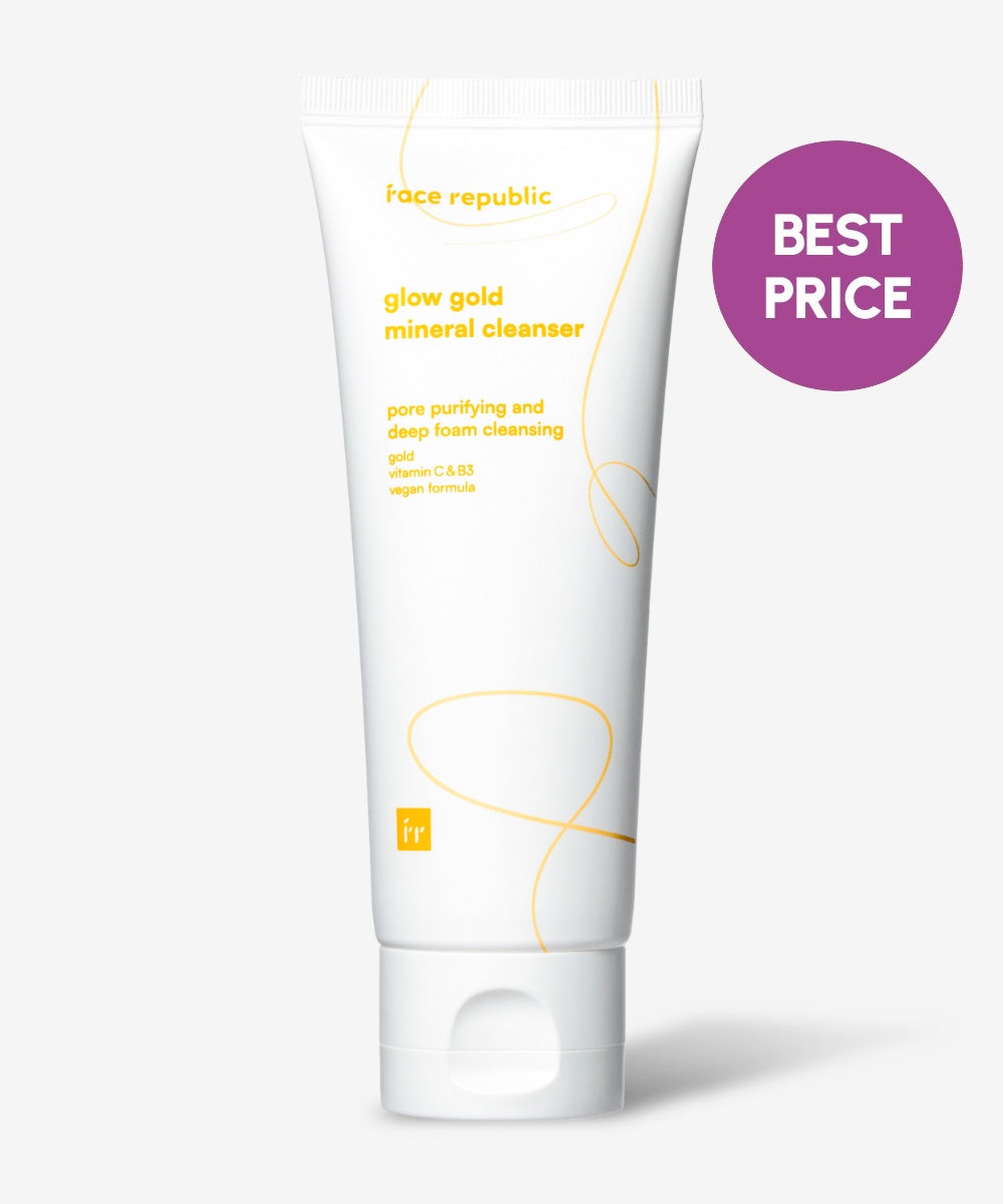 piyonna Glow Gold Mineral Cleanser 100ml Soins visage Démaquillage Mousse nettoyante