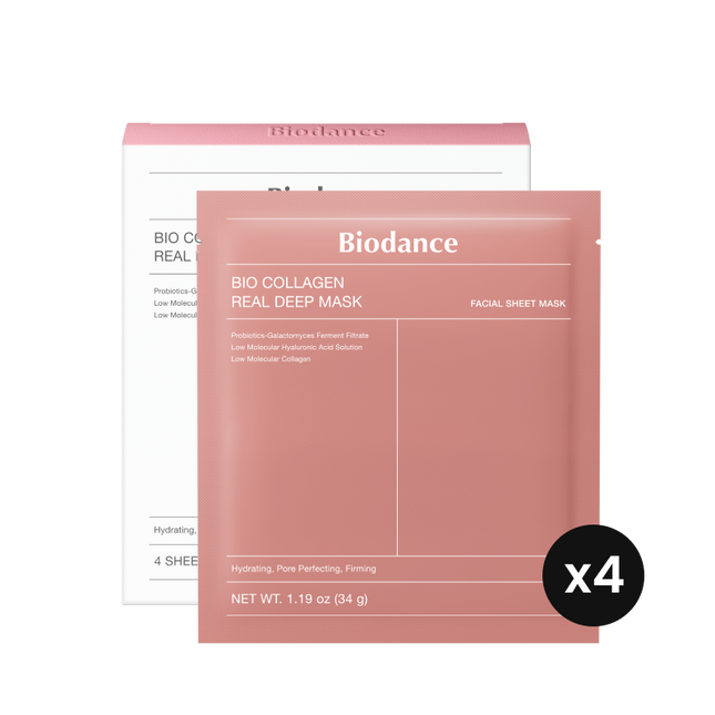 piyonna BIODANCE Real Deep Mask 4ea Face Mask Sheet Mask