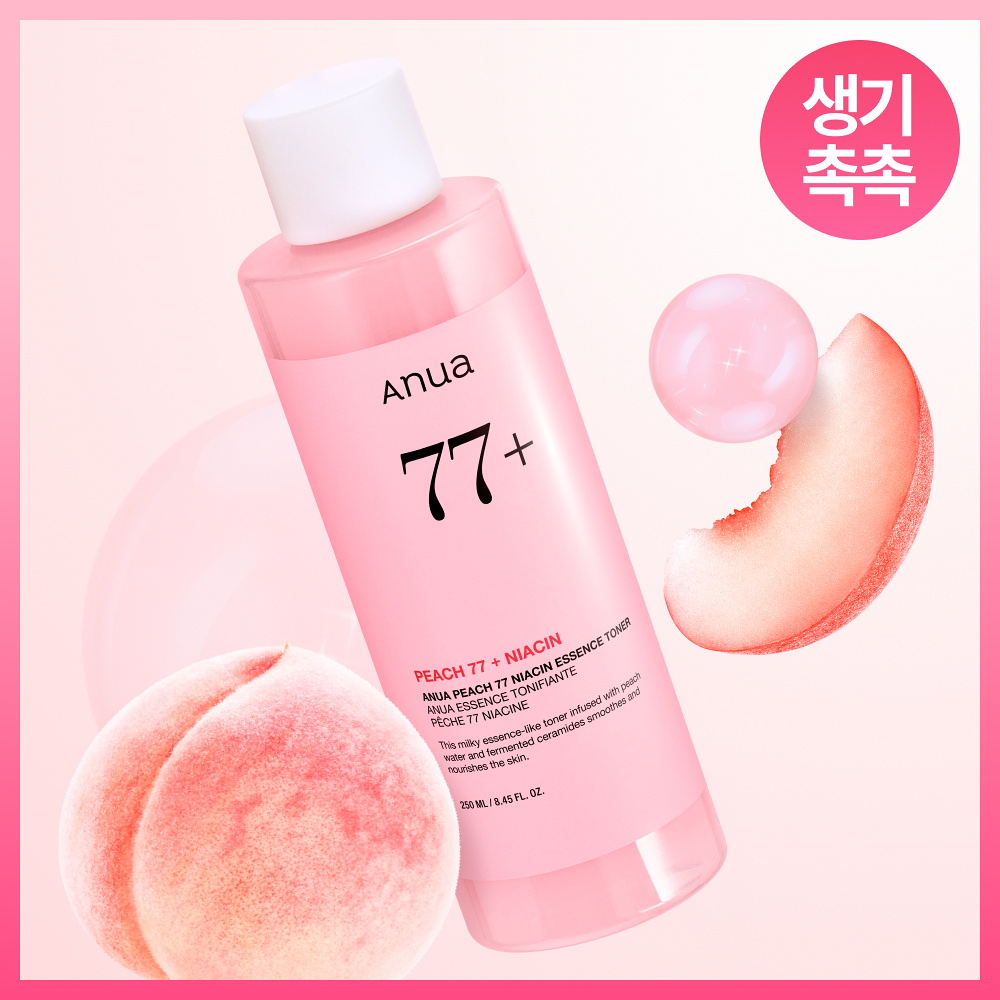 piyonna Anua Peach 77 Niacin Essence Toner 250ml Soins visage Toner Lotion tonique