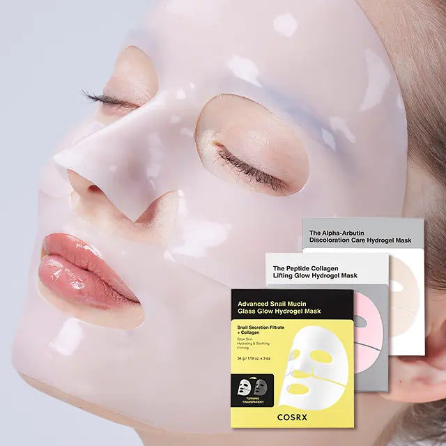 piyonna COSRX Gel Mask 3ea (Snail / Peptide / Alpha-Arbutin) Face Mask Sheet Mask