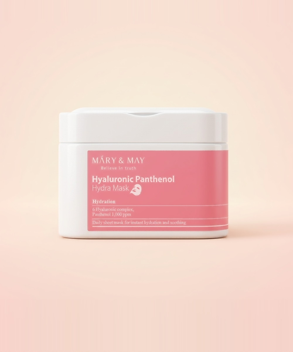 piyonna Mary&May Hyaluronic Panthenol Hydra Mask 30 Sheets Masque Masque visage
