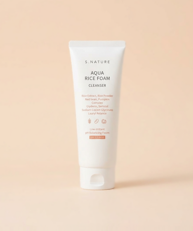 piyonna S.Nature Aqua Rice Mild Acidic Cleansing Foam 80ml Face Care Cleanser Cleansing Foam