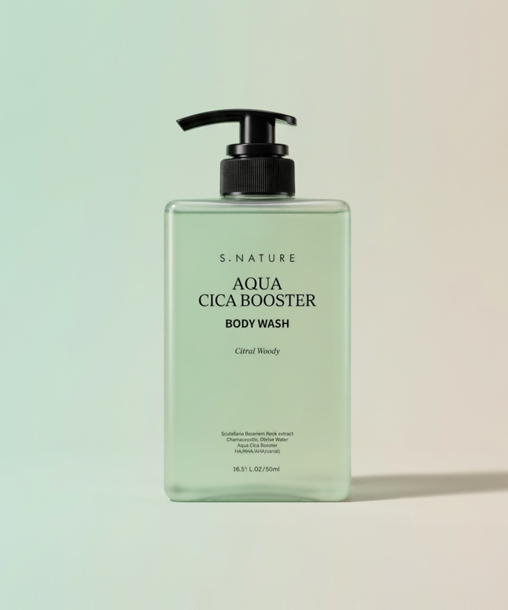 piyonna S.Nature Aqua Cica Booster Body Wash 500ml Cheveux & Soins corps Soin du corps Gel douche