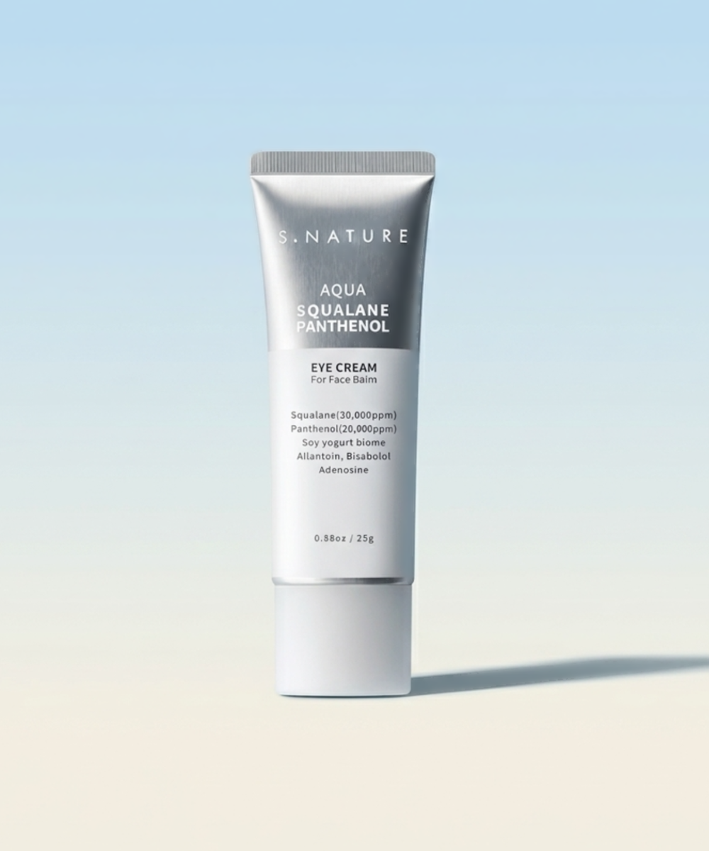 piyonna S.Nature Aqua Squalane Panthenol Eye Cream For Face Balm 25g Soins visage Soin des yeux