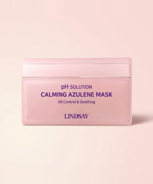 piyonna Lindsay pH Solution Calming Azulene Mask Pack 300g 24 Sheets Face Mask Sheet Mask