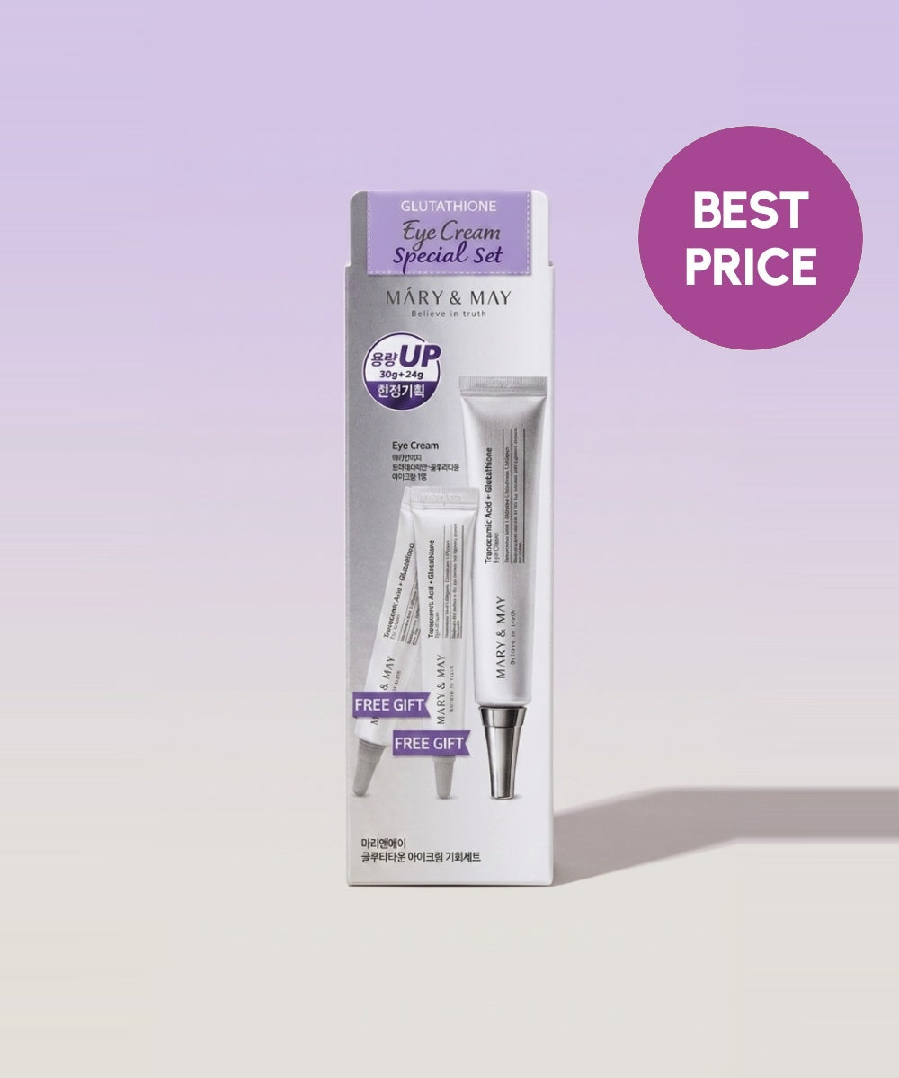 piyonna Mary&May Glutathione Eye Cream Special Set (30g+12g x2) Face Care Eye Care