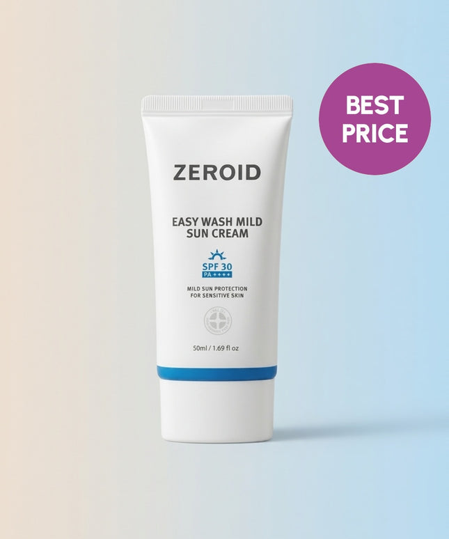 piyonna Zeroid Easy Wash Mild Sun Cream 50ml Solaire Crème solaire