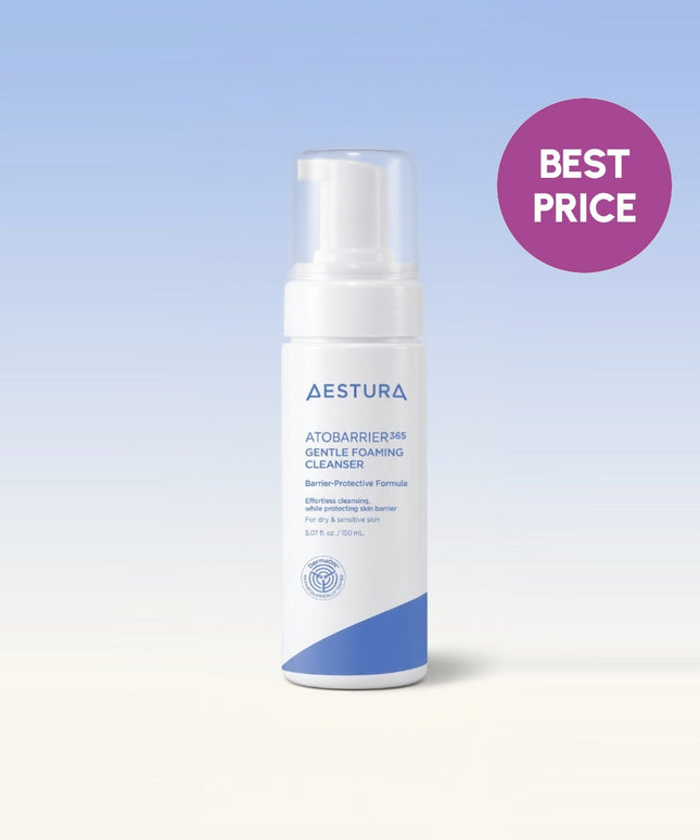 piyonna Aestura Atobarrier 365 Gentle Foaming Cleanser 150ml Soins visage Démaquillage Mousse nettoyante