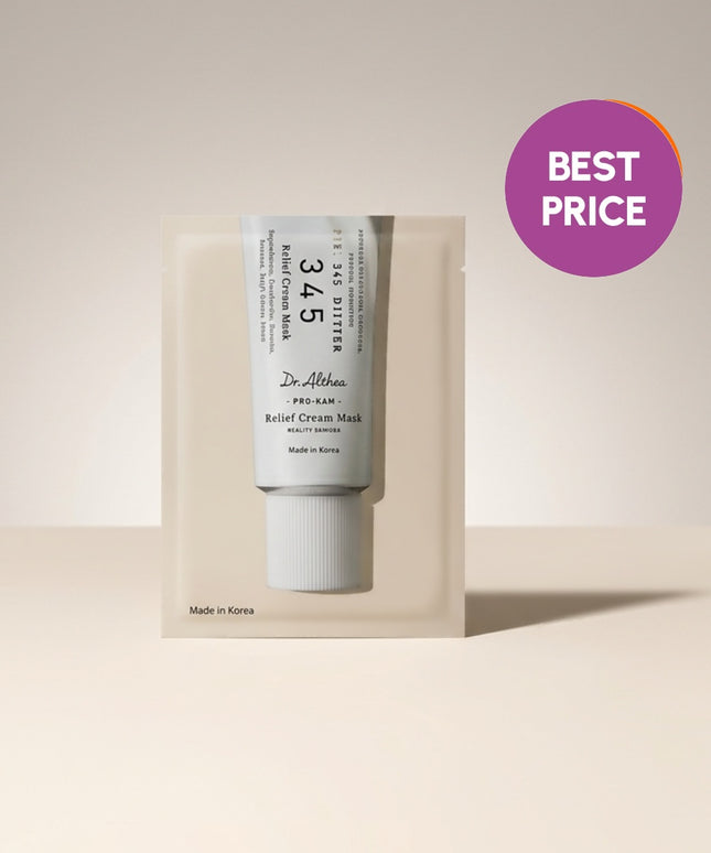 piyonna Dr.Althea 345 Relief Cream Mask 4ea Face Mask Sheet Mask