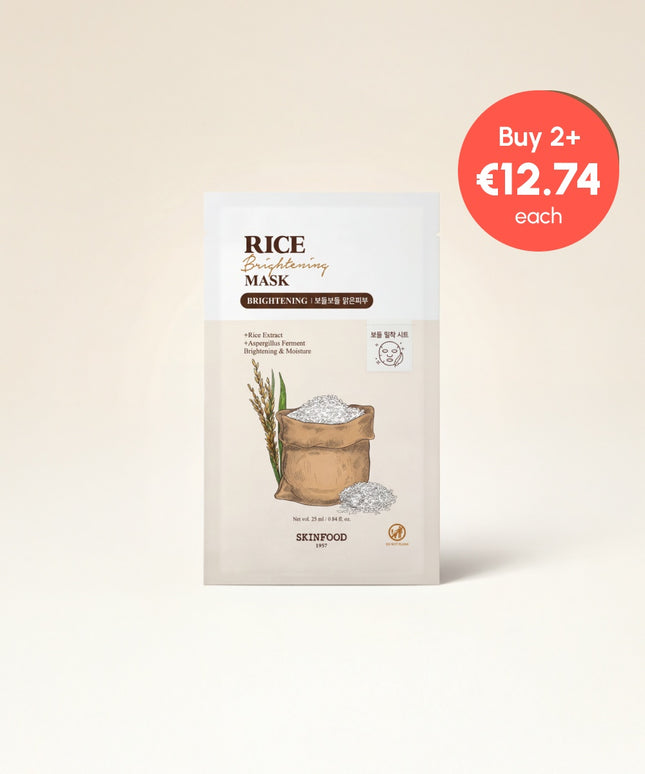 piyonna Masque Éclaircissant au Riz (10 pcs) Masque Masque visage