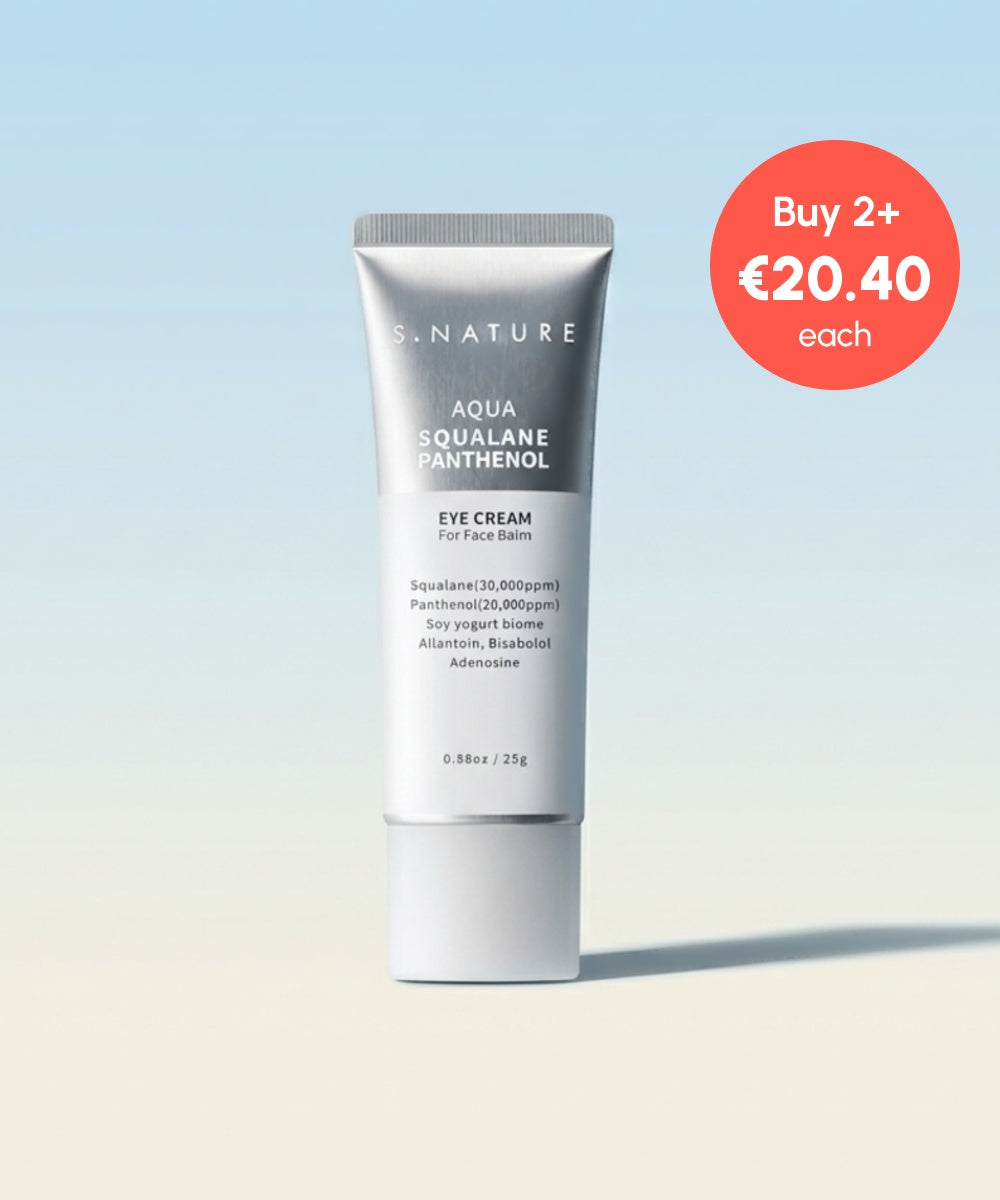 piyonna S.Nature Aqua Squalane Panthenol Eye Cream For Face Balm 25g Soins visage Soin des yeux
