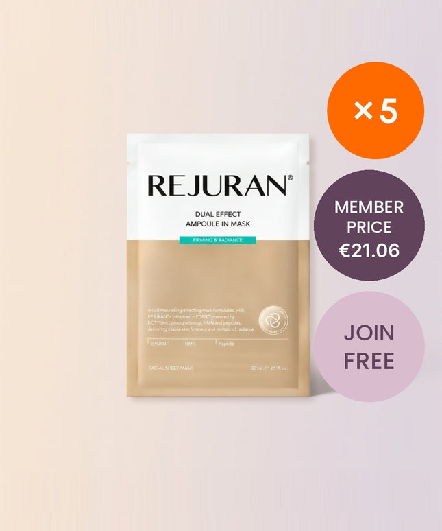piyonna Rejuran Dual Effect Ampoule In Mask Firming & Radiance 5ea Masque Masque visage