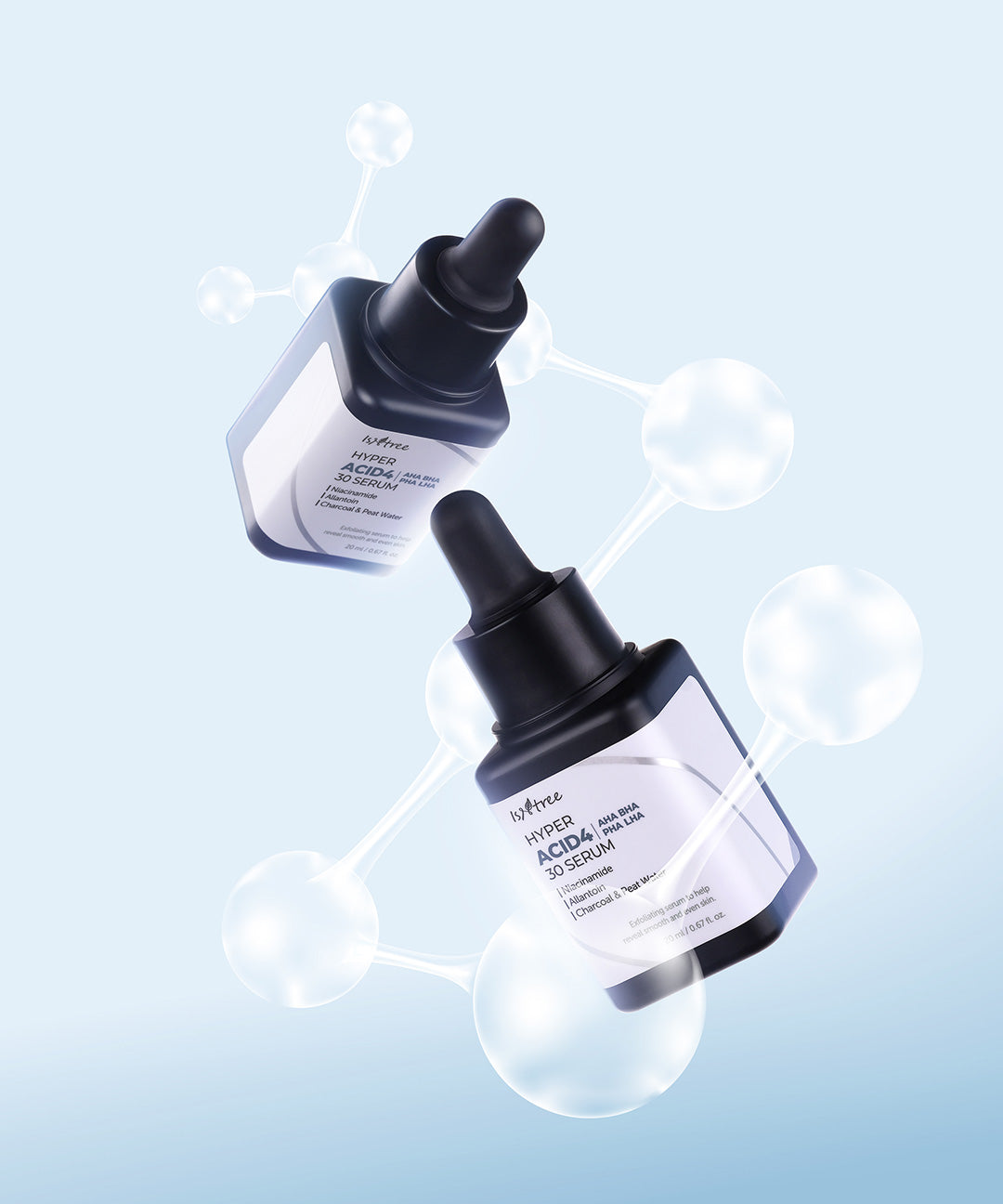 piyonna Isntree Hyper Acid4 AHA BHA PHA LHA 30 Serum 20ml Face Care Serum