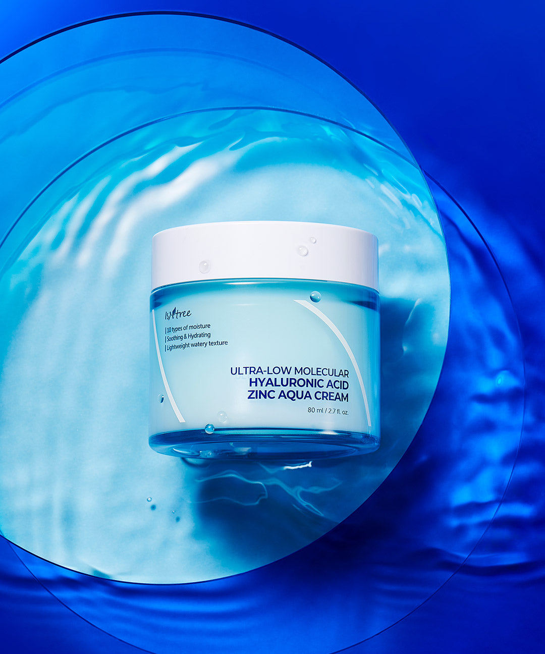 piyonna Isntree Ultra Low Molecular Hyaluronic Acid Zinc Moisture Cream 80ml Face Care Cream