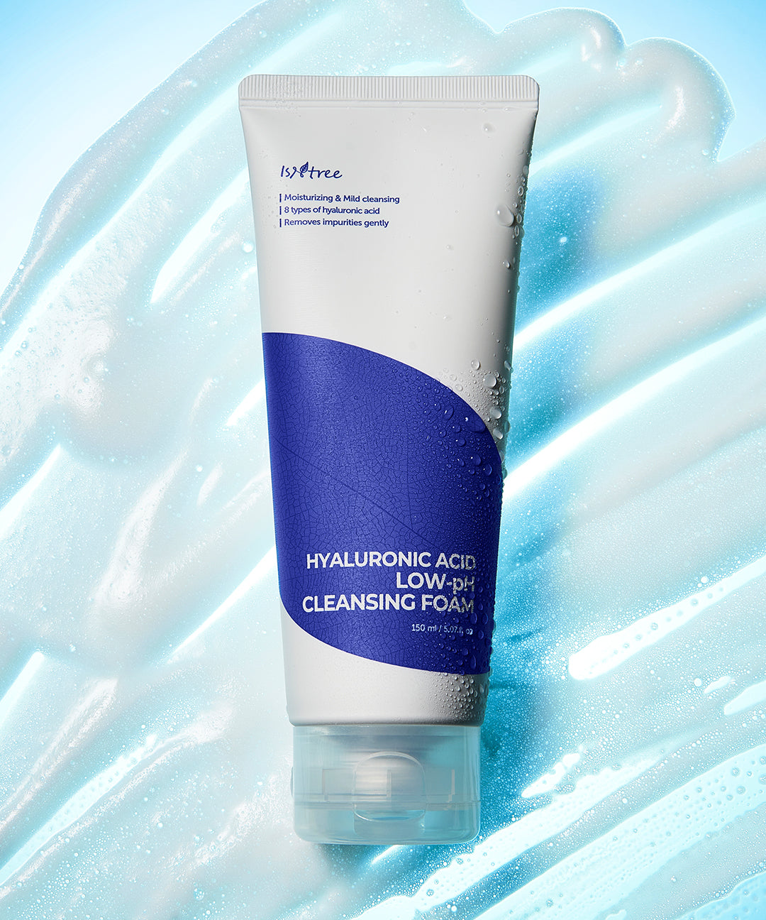 piyonna Isntree Hyaluronic Acid Mild Acidic Cleansing Foam 150ml Face Care Cleanser Cleansing Foam