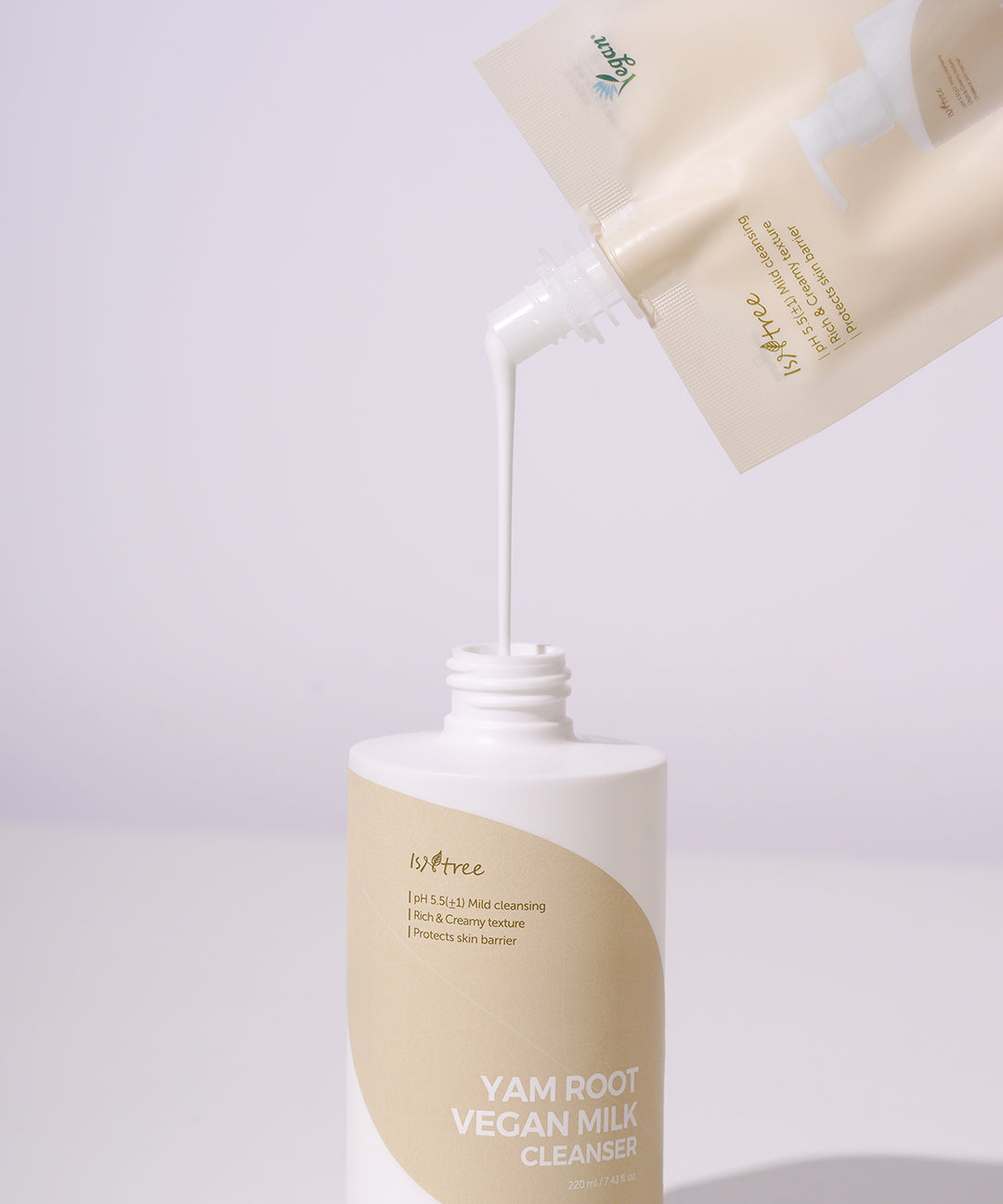 piyonna Isntree Yam Vegan Milk Cleanser Refill 200ml Face Care Cleanser Cleansing Lotion