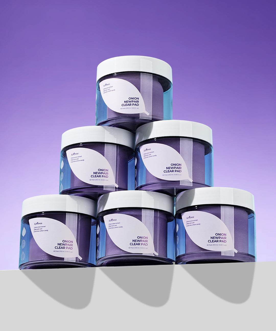piyonna Isntree Onion Newpair Clear Pad 60 Sheets Face Care Toner Toner Pad