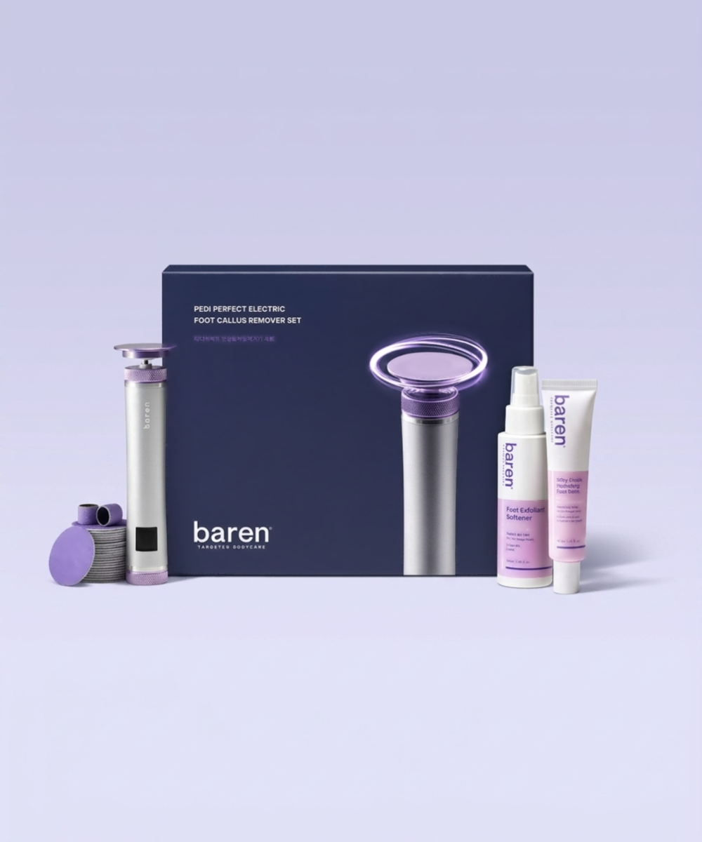 piyonna BAREN Pedi Perfect Electric Foot Callus Remover, Professional Pedicure Kit Cheveux & Soins corps Soin du corps Soin des pieds