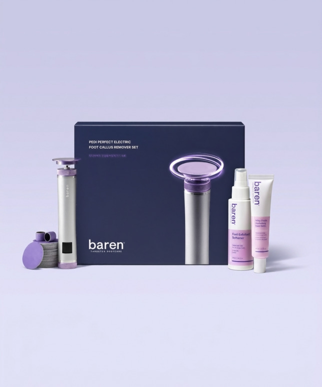 piyonna BAREN Pedi Perfect Electric Foot Callus Remover, Professional Pedicure Kit Cheveux & Soins corps Soin du corps Soin des pieds