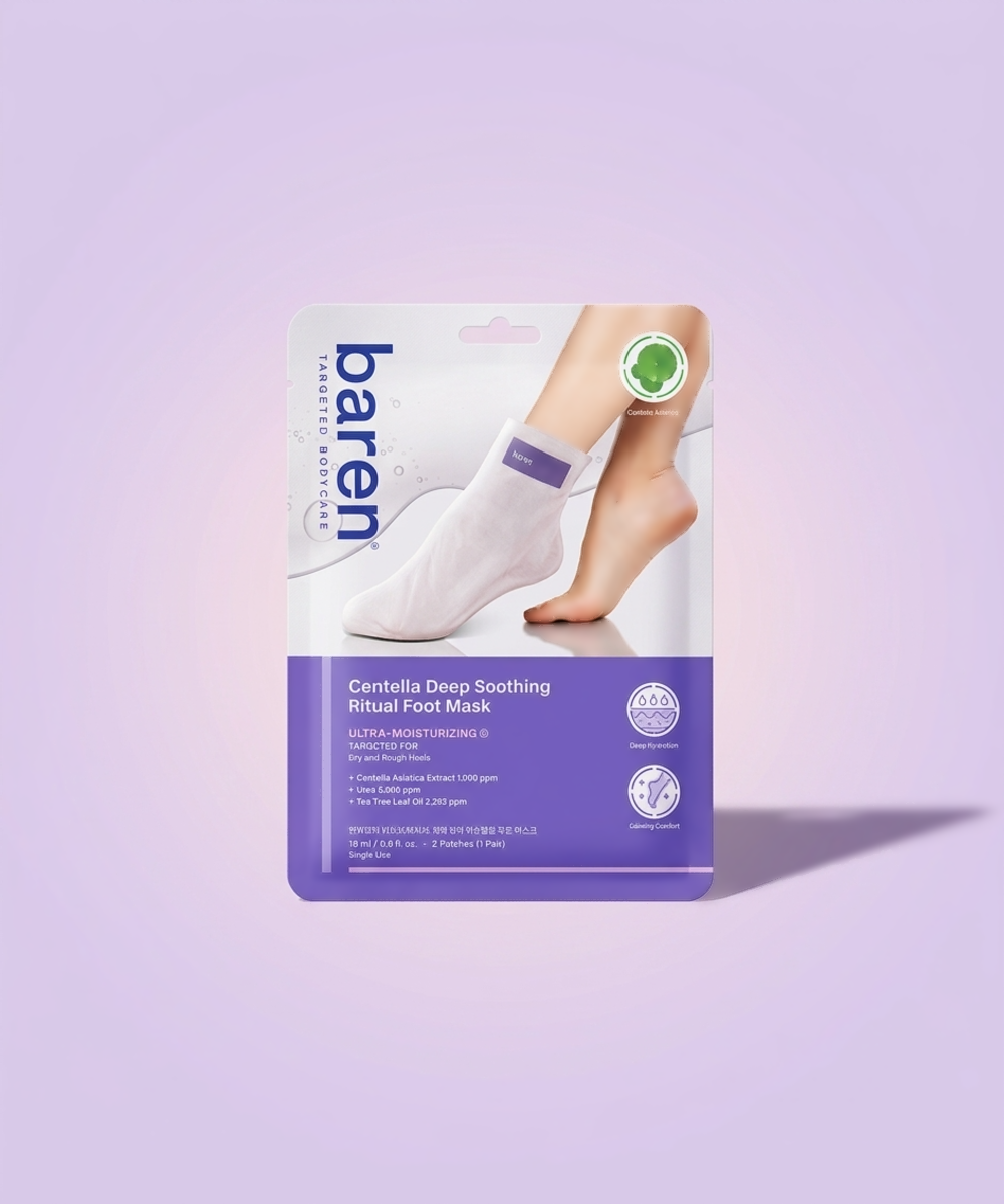 piyonna BAREN Centella Deep Soothing Ritual Foot Mask (1pair) Hair & Body Care Body Care Foot Care