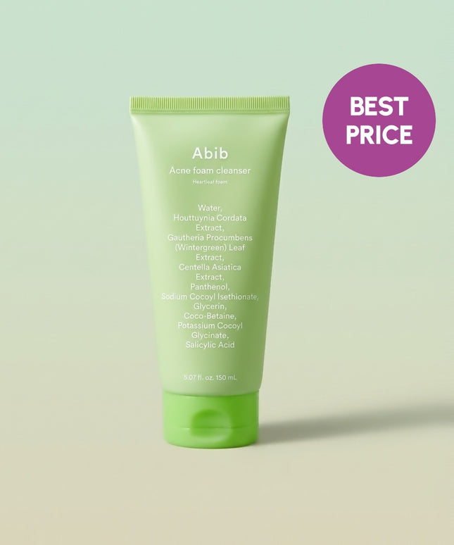 piyonna Abib Acne Foam Cleanser Heartleaf Foam 150ml Face Care Cleanser Cleansing Foam
