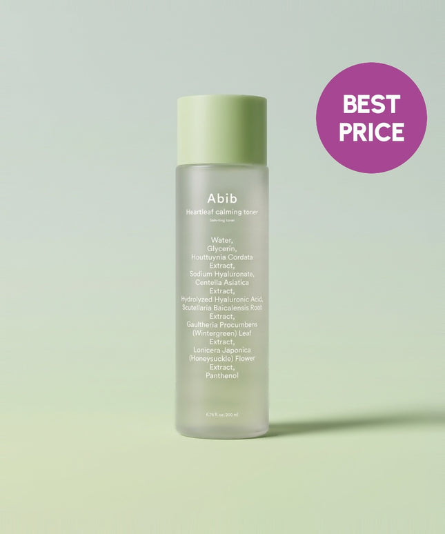piyonna Abib Heartleaf Calming Toner Skin Booster 200ml Face Care Toner Liquid Toner