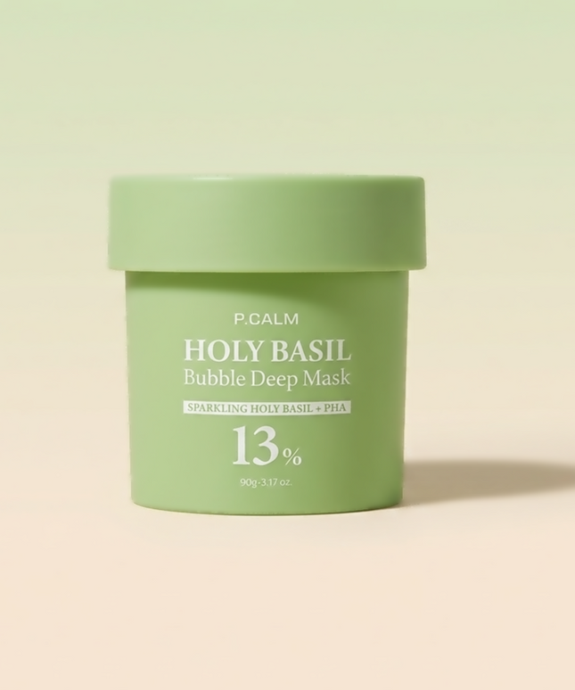 piyonna P.CALM HOLY BASIL Bubble Deep Mask Masque Masque à rincer