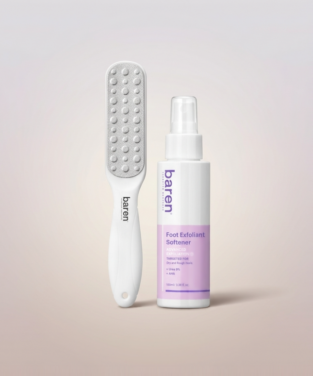 piyonna BAREN Foot Exfoliant Softener At Home Kit
(Foot exfoliant Softener 100ml + Slim foot file) Cheveux & Soins corps Soin du corps Soin des pieds